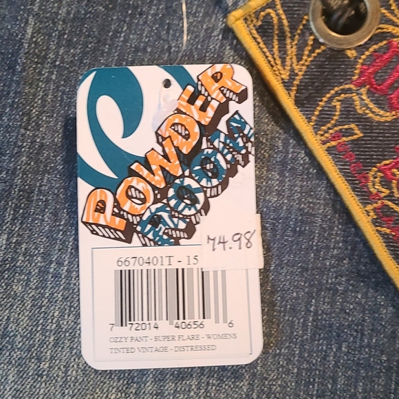 Ozzy jeans super flare low rise distressed - Picture 4 of 6